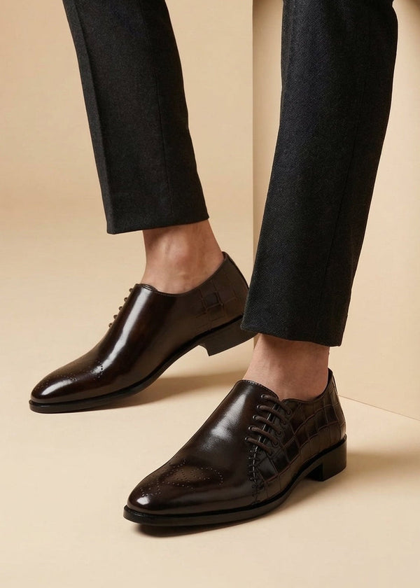 Side Lace up Brown