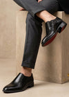 Side Lace up Black