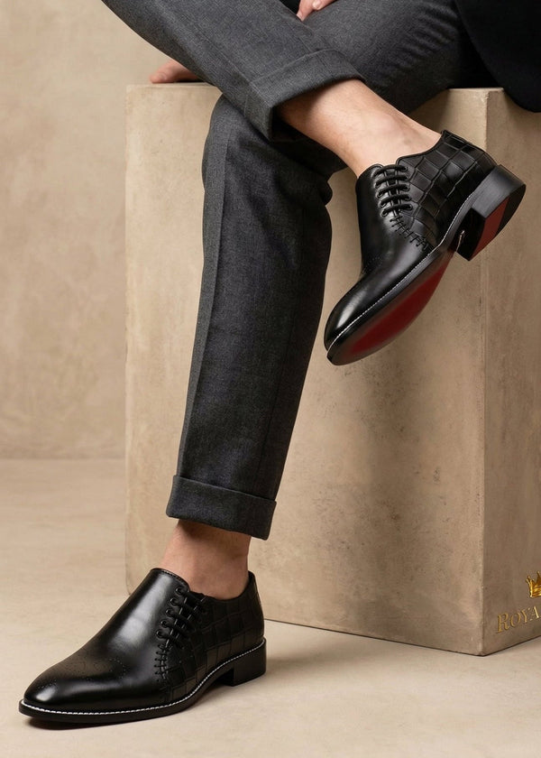 Side Lace up Black
